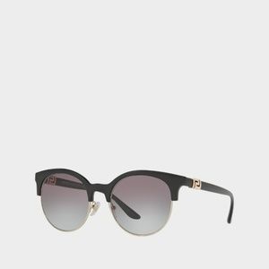 Versace Black Crystal Greek Sunglasses